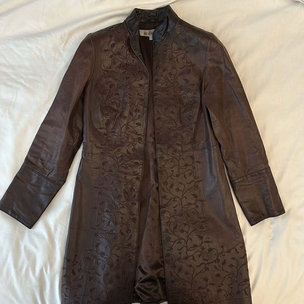 GENUINE LEATHER COAT